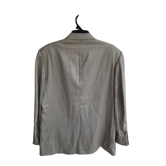 Oscar dela Renta Printed Silk Wool Blazer Jacket 40R - Picture 4 of 4